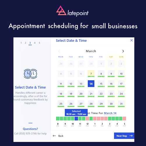 LatePoint โ Appointment Booking & Reservation Plugin for WordPress